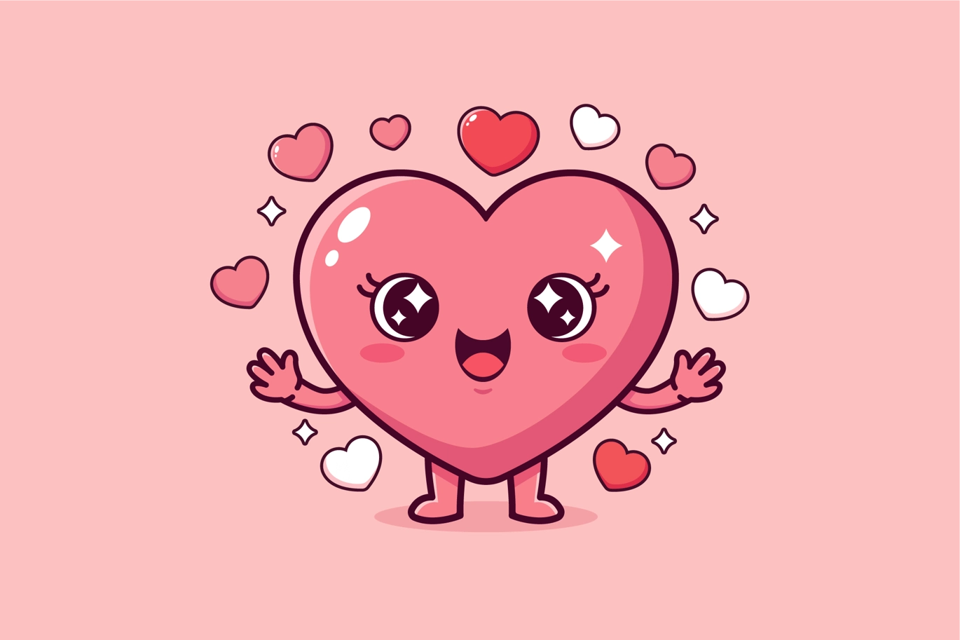 Valentine Love Cartoon svg
